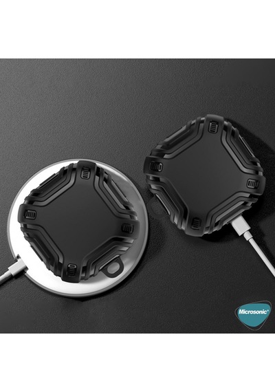 Microsonic Samsung Uyumlu Galaxy Buds Live Kılıf Military Darbe Emici + Askılık Lacivert