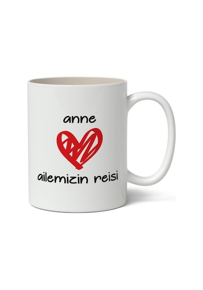 Anne Ailemizin Reisi Tasarımlı Kupa Bardak Baskılı Kahve Kupa Bardak