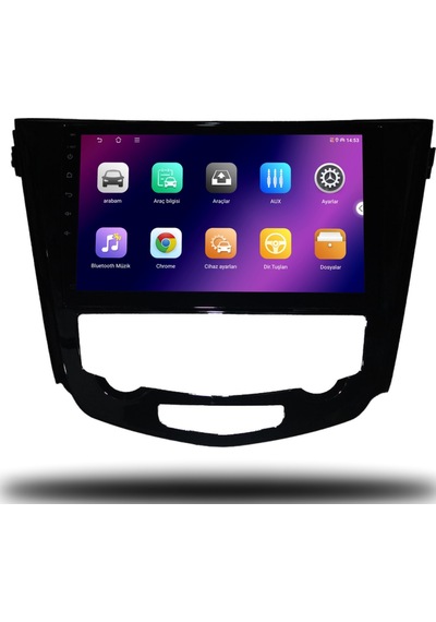 Carplayer Nissan X-trail 2014-2021 Dijital Klima Uyumlu Android Multimedya 4gb Ram 32gb Hafıza
