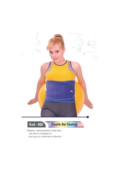 Elastik Bel Desteği Termal Sauna Kemer Neopren Korsevariteks 889