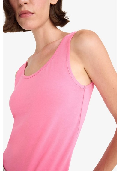 DeFacto Slim Fit Dar Kesim Basic Düz Yuvarlak Yaka Atlet I1059AZ25SMPN160