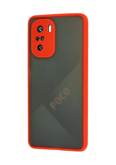 Xiaomi Poco F3 Uyumlu Kılıf Montreal Silikon Kapak - Kırmızı