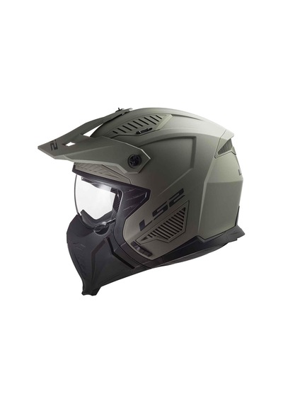 Ls2 Drifter Kapalı Kask Haki