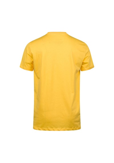 2as Alex Baskılı Erkek Sıfır Yaka T-shirt 042 Sarı