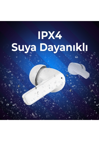 Bix Soundcraft TW3 Bluetooth 5.2 ENC Kulak İçi Kulaklık Beyaz
