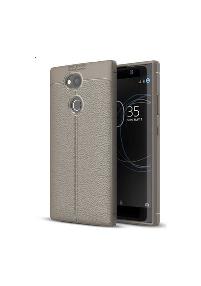 Sony Xperia L2 Kılıf Zore Niss Silikon Kapak Gri
