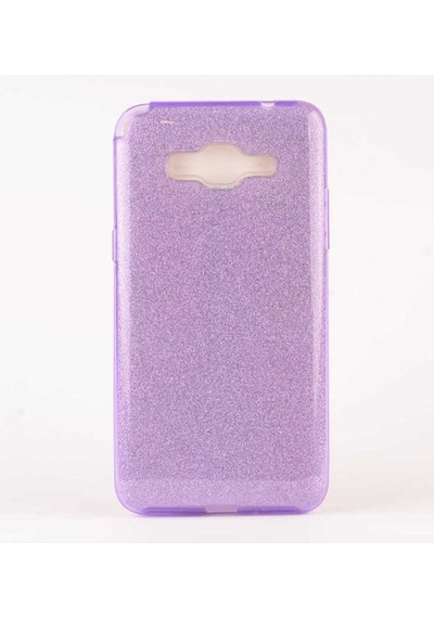 Samsung Uyumlu Galaxy J2 Prime Kılıf Zore Shining Silikon Mor