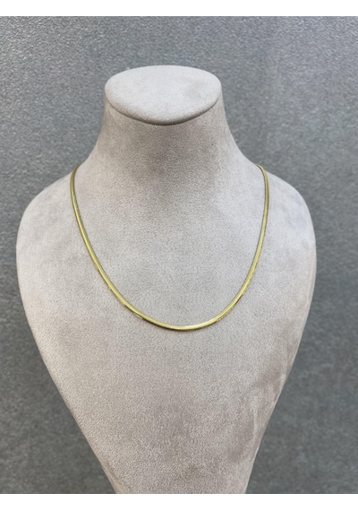 Sefa Gold 14 Ayar Altın İtalyan Balık Sırtı Zincir Kolye 2 Mm Kalınlık