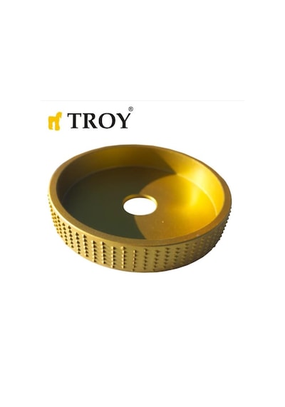 Troy 25090 Avuç Taşlama İçin Ahşap Törpüleme Oyma Diski, 100mm