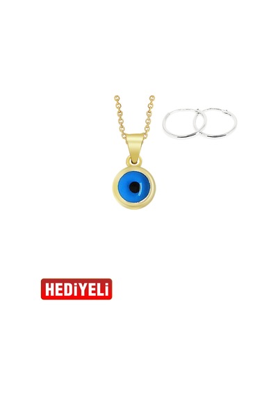Nazar Boncuğu Altın Kolye Ucu As1434Gkl Altınsepeti