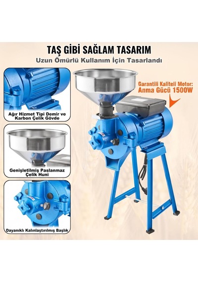 Dalle Dl-w150 Kuru Gıda,baharat,mısır,buğday Vs Öğütme Değirmeni