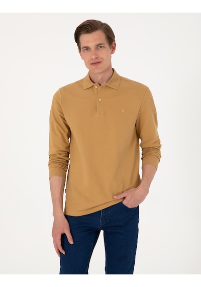 Pierre Cardin Erkek Camel Sweatshirt 50314048-vr015 Camel