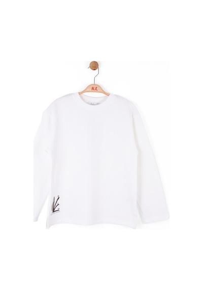 Xo Kids Erkek Çocuk Sweatshirt 8-14 Yaş 47310 Ekru