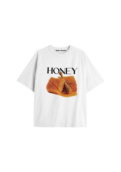 Kalic Studio Y2k Vintage Pickles Baskılı Beyaz T-shirt Kod 187 Beyaz-187