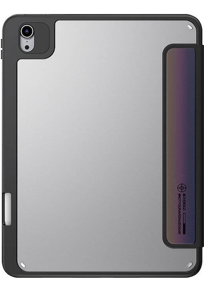 Apple Uyumlu iPad  Air 11 2025 M3 Kılıf Skinarma Holografik Şeffaf Çıkarılabilir Magnetik Kira Kobai Colorful