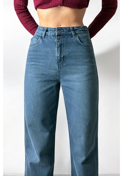 Lacarino 7850 Straıght Kadın Jean Pantolon Mossy