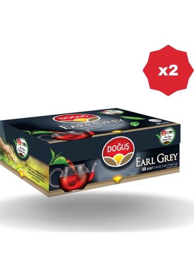 Doğuş Early Grey Demlik Poşet Çay 48'li - 2 Adet