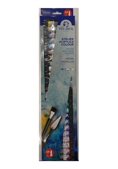 Van Dyck Ateiler Akrilik Boya 12 Ml 24 Renk 0