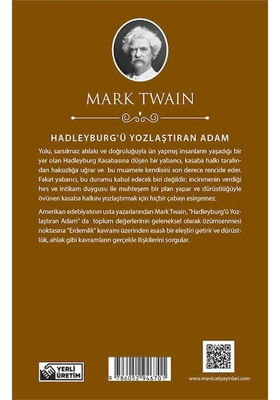 Hadleyburgu Yozlaştıran Adam - Mark Twain - Maviçatı (dünya Klasi