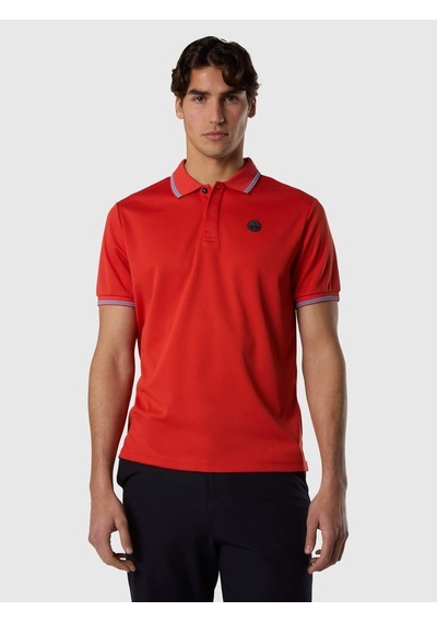 North Sails Kısa Kollu Erkek Polo Yaka T-shirt-33496 Kırmızı