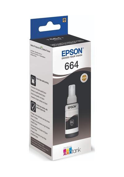 Ppt Premium Epson T664 Uyumlu Siyah  Mürekkep 70Ml.