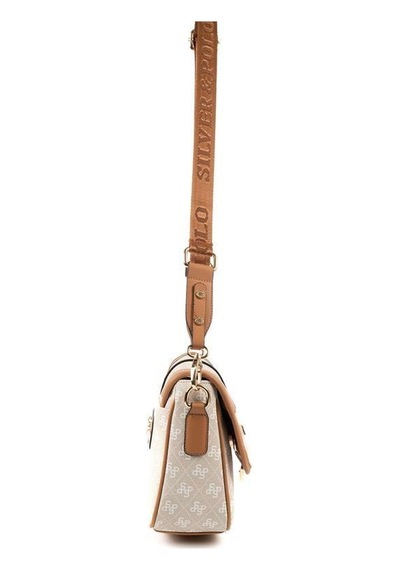 Silver Polo Sp1182 Kadın Çapraz Çanta Monogram Taş-a.taba