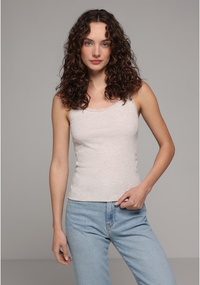 Colin's Colins Slim Fit Kadın Bej Atlet Cl1083454 Q1.v1 Bme