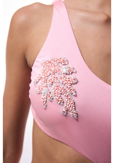 Penti Pembe Pearl Monokini - Gamze Erçel Koleksiyonu
