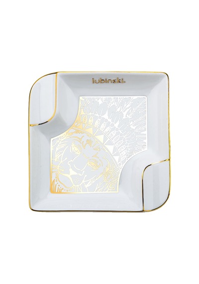 Lubinski Lion Porselen Puro Küllüğü Beyaz/gold 2li 5535at