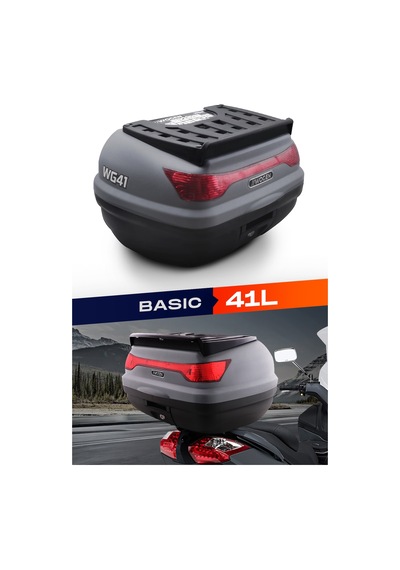 Wogen Wg41 Basic Arka Çanta 41 Litre Nardo Gri + Karbon Dizlik Siyah