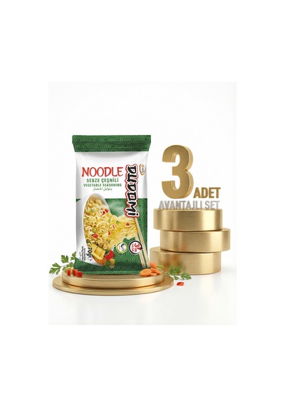 Dudomi Sebze Çeşnili Noodle 3x70 Gr