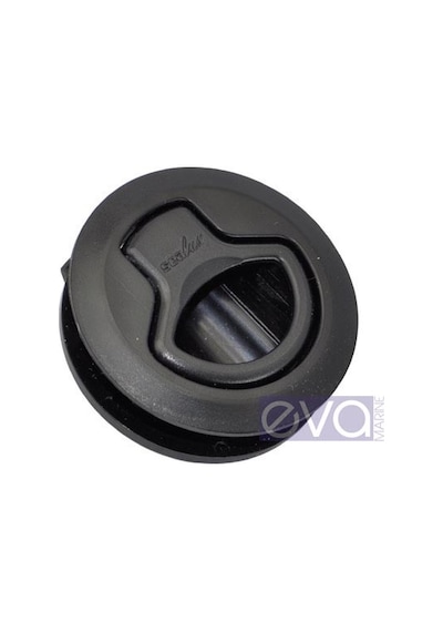 Sealux Marine Gömme Plastik Siyah Kulp Yaylı Çap 60MM 2 Adet