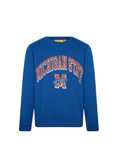 Superfly Michigan State Bisiklet Yaka Erkek Sweatshirt Spf101232313121 Çok Renkli