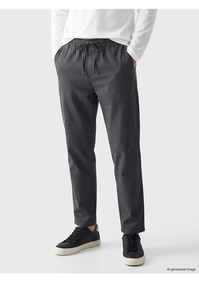 LC Waikiki Lc Waıkıkı Antrasit Relax Fit Gabardin Erkek Pantolon