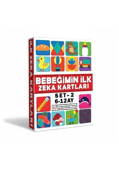 Bebeğimin İlk Zeka Kartları Seti 6-12 Ay Bebek Gelişim Kartları