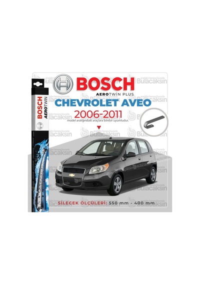 Chevrolet Aveo Hb Muz Silecek Takımı 2006-2011 Bosch Aerotwin N11.5353