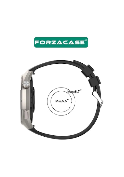 Forzacase Huawei Watch Gt 6 Pro 46mm İle Uyumlu Özel Tasarım Tokalı Silikon Kordon Kayış - Fc1175
