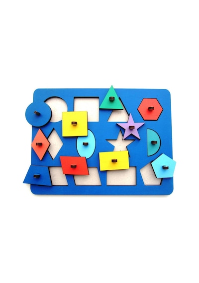 Ahşap Zeka Geliştirici Oyun Ahşap Puzzle Yapboz Eğitici Oyuncak