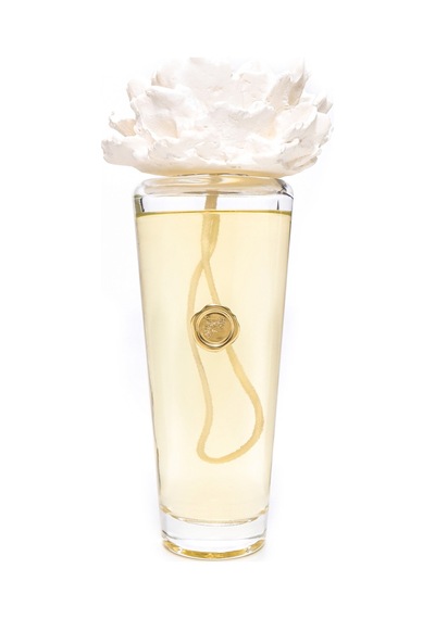 Missi Konik Uzun Cam Şişe Seramik Taşlı White Jasmine Oda Kokusu 400 ML