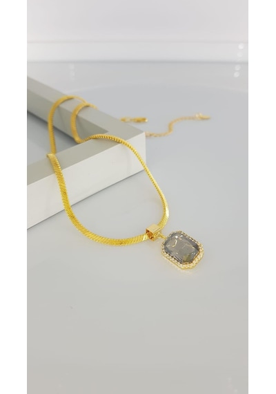 Kuyumcu Model Çelik Kolye Sns2029041 Gold