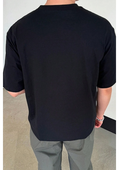 Unisex Florida Baskılı Tasarım Tshirt Lacivert