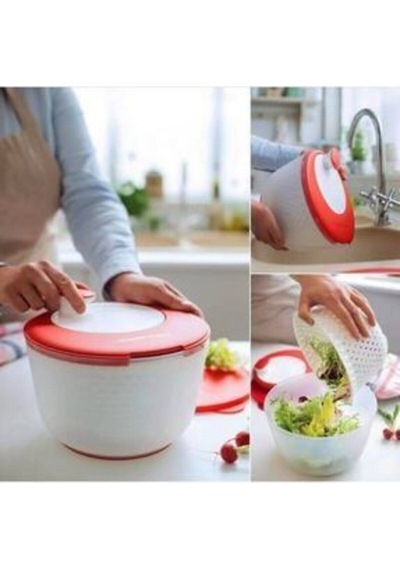 Tupperware Modern Salatacım 39 L Meyve Sebze Kurutucu Ve Saklama Kabı Çok Renkli