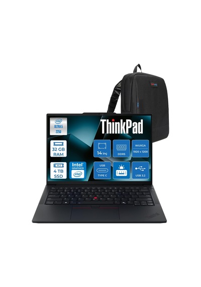 Lenovo ThinkPad E14 Gen 7 21SX007DTXF15 Ultra 5 225U 32 GB 4 TB SSD 14" Free Dos Dizüstü Bilgisayar + Zetta Çanta