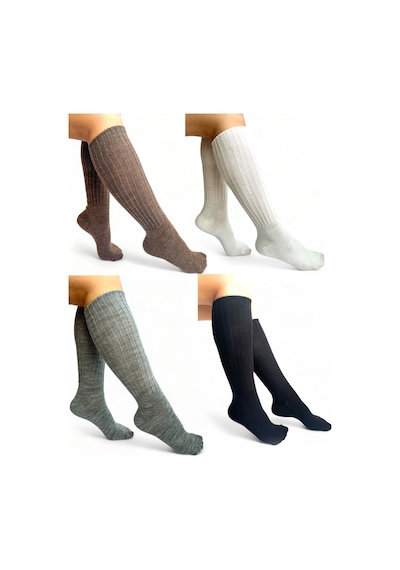 Socks 4 Çift Uzun Diz Altı Kışlık Kadın Yünlü Çizme Uyku Çorabı Soft Touch Siyah-beyaz-gri-kahve Gri Beyaz Siyah Kahverengi Socks 4 Çift Uzun Diz Altı Kışlık Kadın Yünlü Çizme Uyku Çorabı Soft Touch Siyah-beyaz-gri-kahve Gri Beyaz Siyah Kahverengi