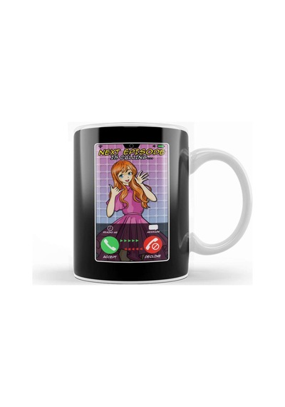Anime Girl Next Episode Is Calling Sleep Can Wait Kupa Bardak Porselen No5847 Karışık