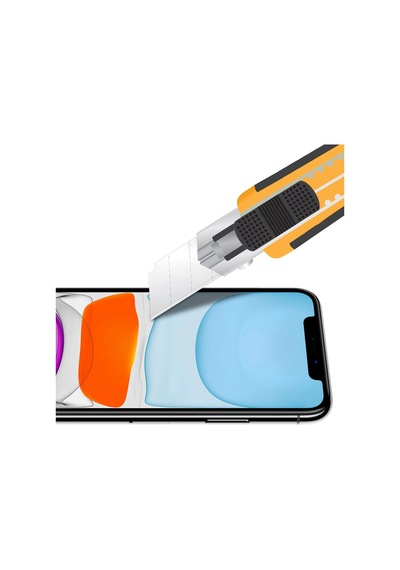 Buff Apple Uyumlu   iPhone 11/Xr 5D Privacy Ekran Koruyucu