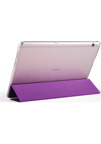 Huawei Uyumlu MediaPad T3 10 Kılıf PU Deri Smart Standlı Case