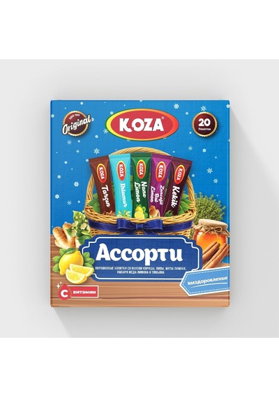 Asorti Kış İçeceği, Tarçın, Ihlamur, Nane Limon, Zencefil Bal Limon Ve Kekik Aromalı, Vitamin C İçerikli, 20 Stick