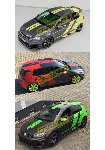 Vw Golf Gtı Dark Shine Ön Kaput Sticker