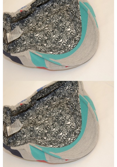 Erkek Çizgili Kasket Şapka Retro Newsboy Cap - Bayşapkacı-8281 Gri